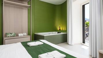 Luxury-Suite, Balkon, Stadtblick