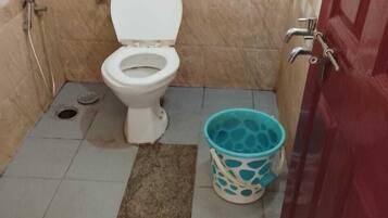 Shower, bathrobes, soap