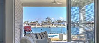 Docked at Yamba - Oceanstays - Pool, Jetty