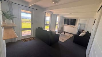 Télévision, cheminée