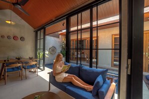 家庭别墅, 2 间卧室, 阳台, 泳池景观 | BBQ/野餐场地