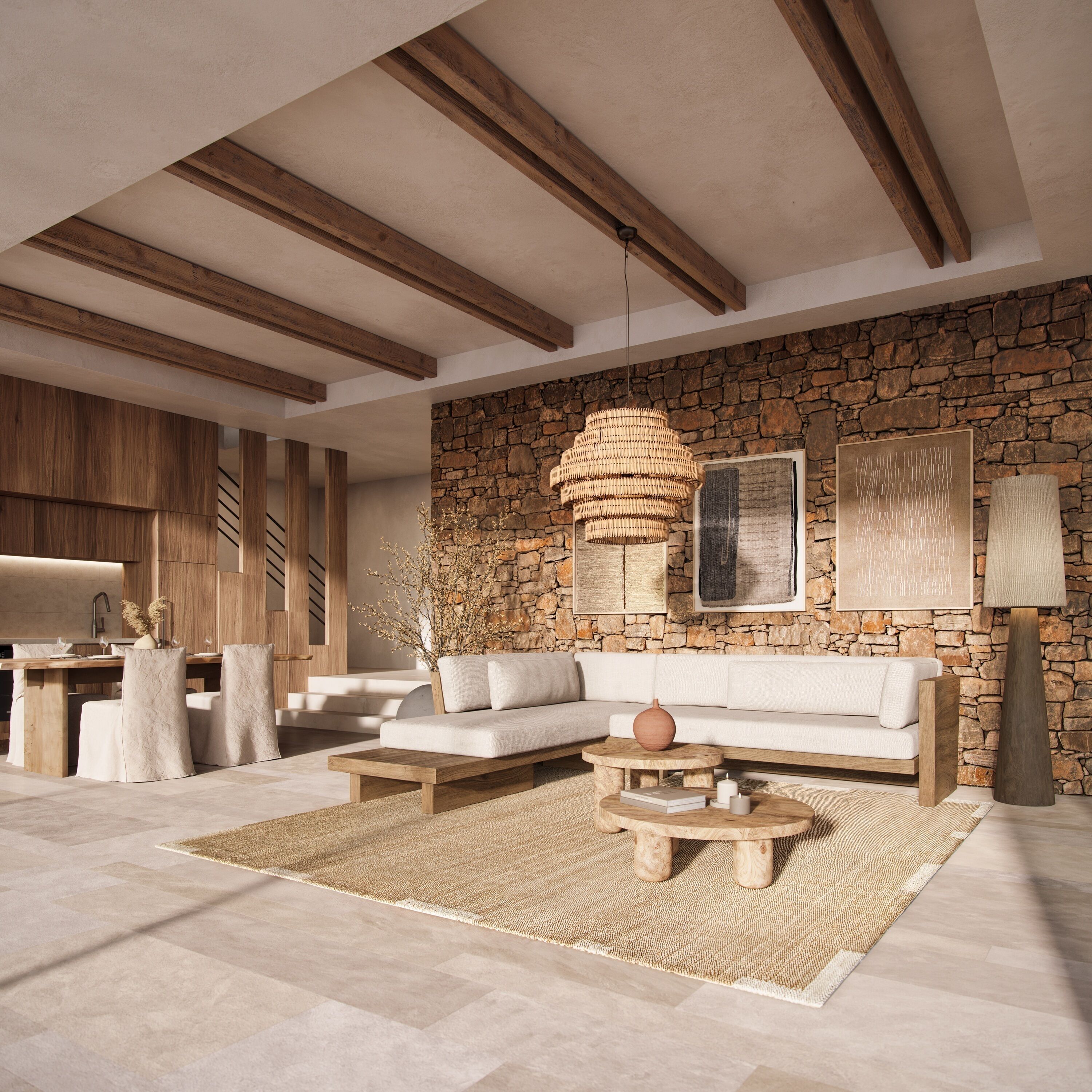 The Revery Vila | Living area | LED TV