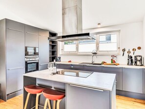 Microwave, oven, dishwasher, highchair