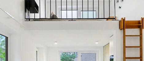 Microwave, oven, dishwasher, highchair