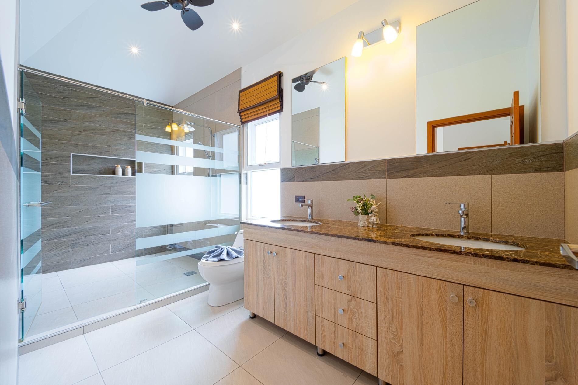 Villa, 4 Bedrooms, Private Pool, Pool View | Bathroom | Shower, towels