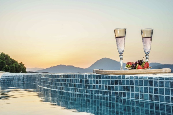 Sunset views from your private outdoor space — peaceful and romantic