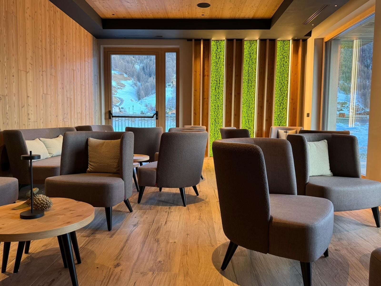 Àrea amb seients del vestíbul