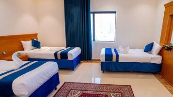 Minibar, in-room safe, desk, laptop workspace