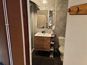 Shower, hair dryer, toilet paper - Nature and serenity (Allanche)
