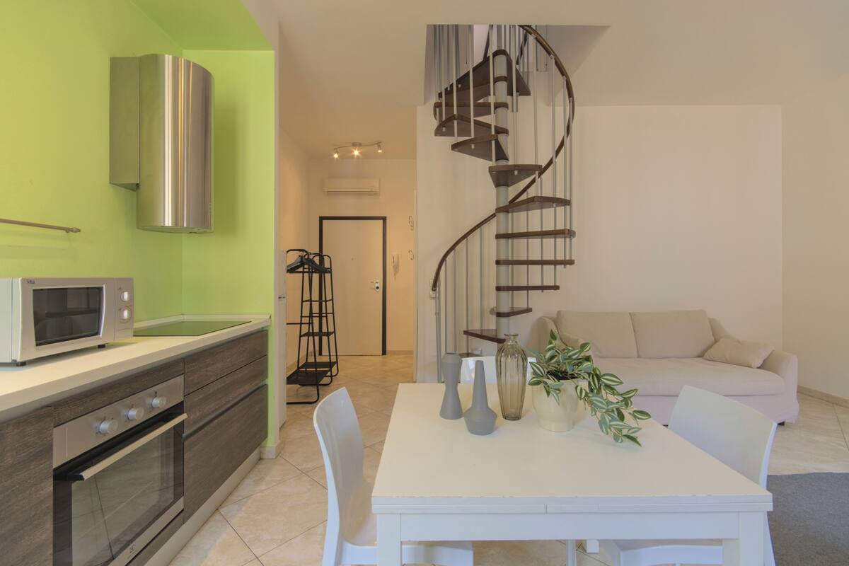 公寓, 露台, 城市景 | 客廳