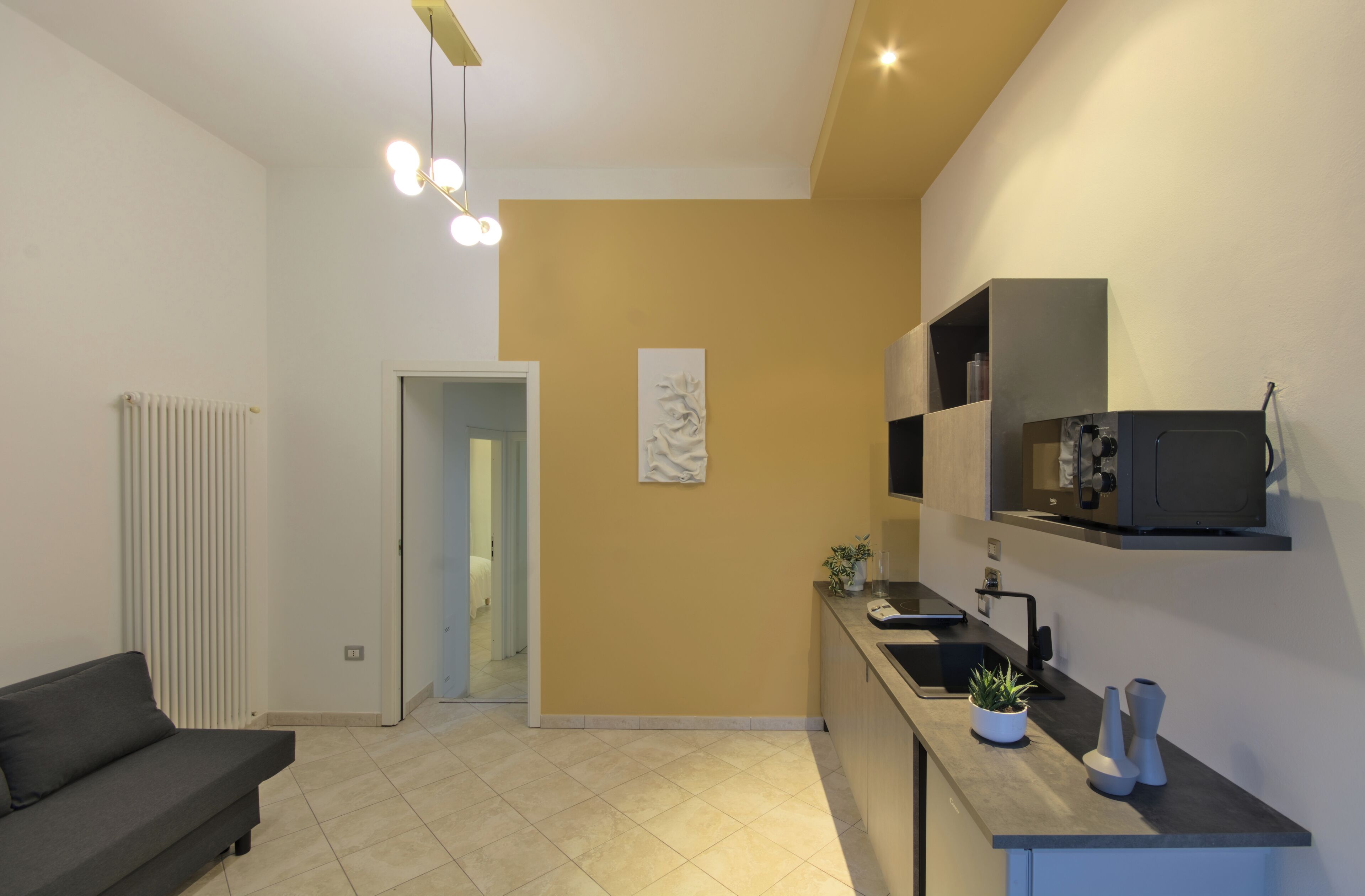 Apartamento, 2 habitaciones, balcón | Zona de estar