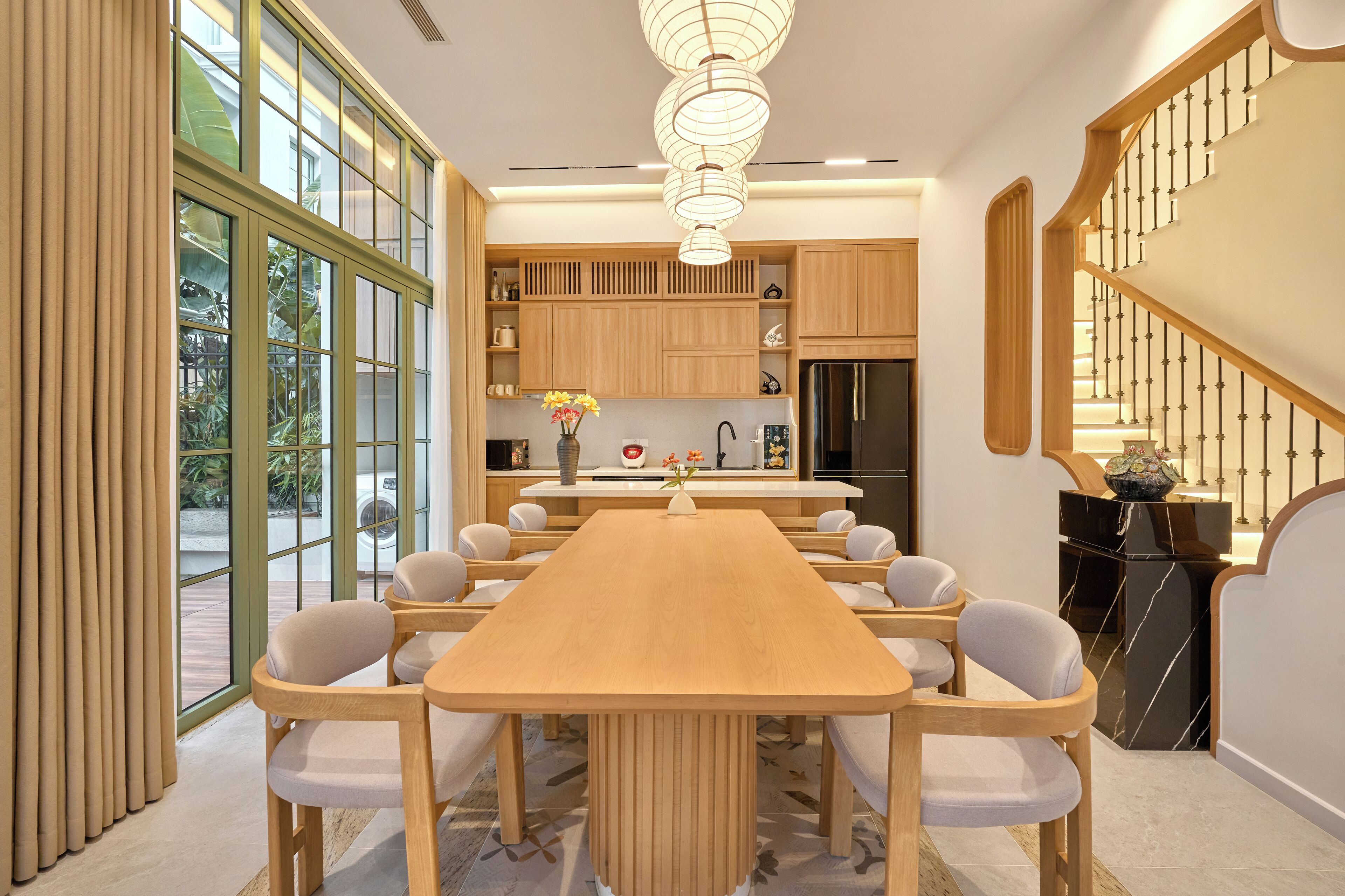 디럭스 빌라, 침실 4개, 정원 전망 | 전용 주방 | 냉장고, 전자레인지, 조리 도구/접시/주방 기구