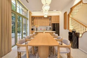 Villa Deluxe, 4 chambres, vue jardin | Cuisine privée