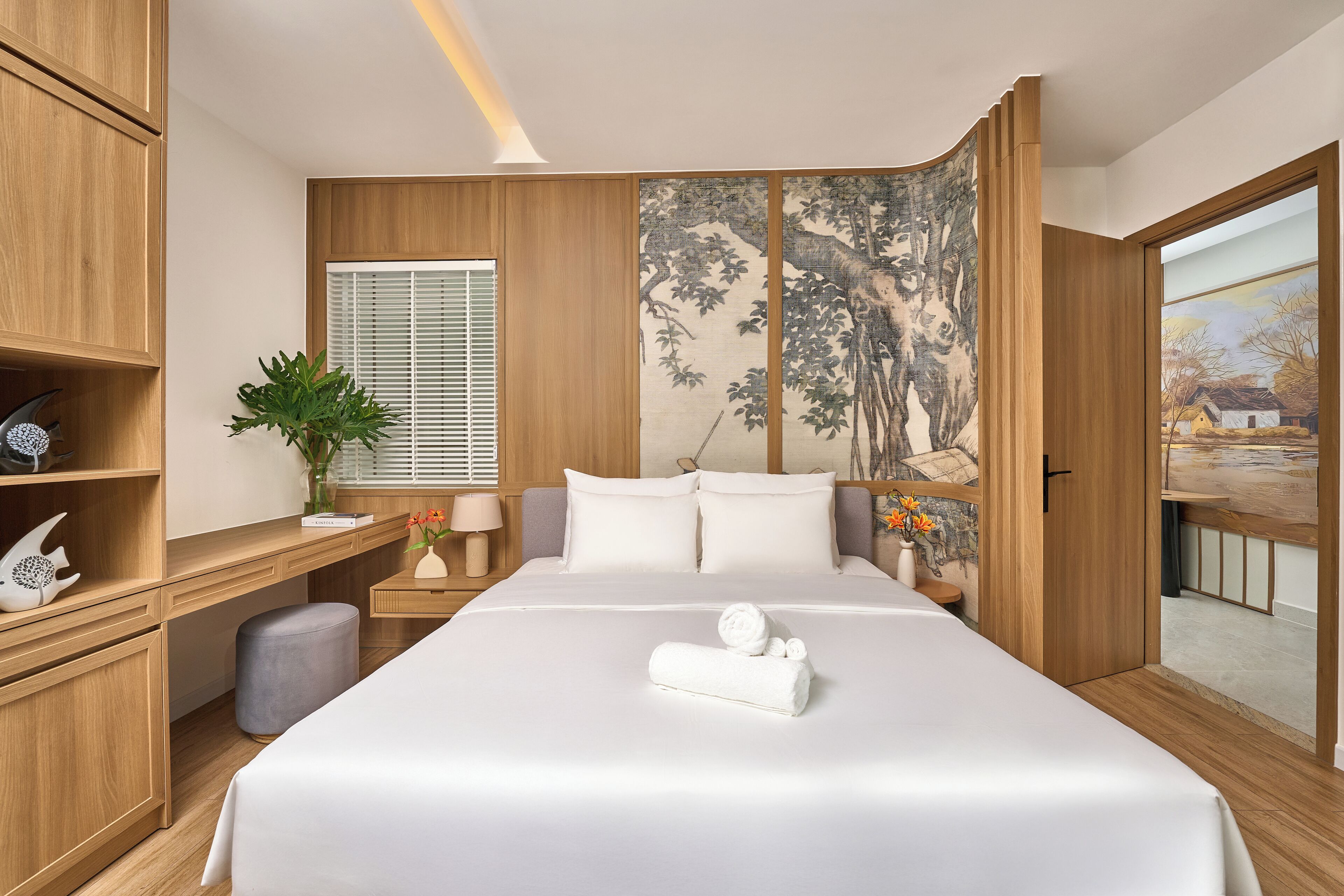 Deluxe Villa, 4 Bedrooms, Garden View | Desk, free WiFi