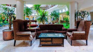 Sitteområde i lobbyen