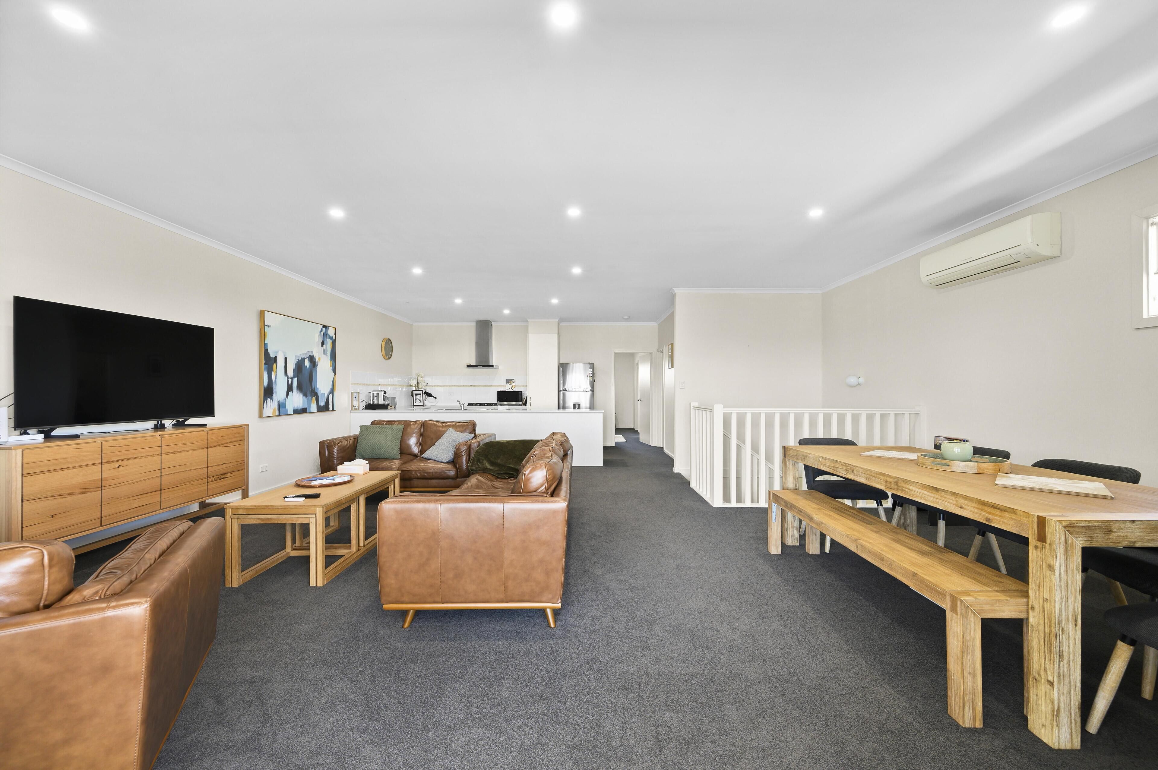 TV, DVD player, books