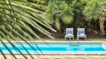 Una piscina riscaldata