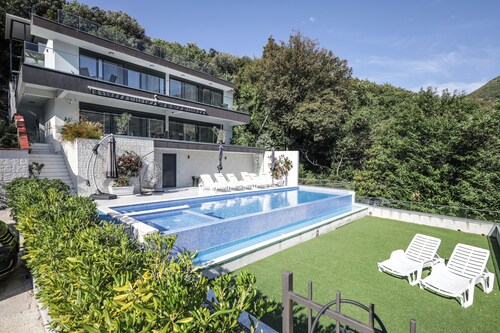 The house is our passion project, built with love surrounded by forest and views