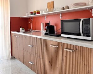 Dobbeltrom (1 Bedroom) | Delt kjøkken | Mikrobølgeovn og espressomaskin