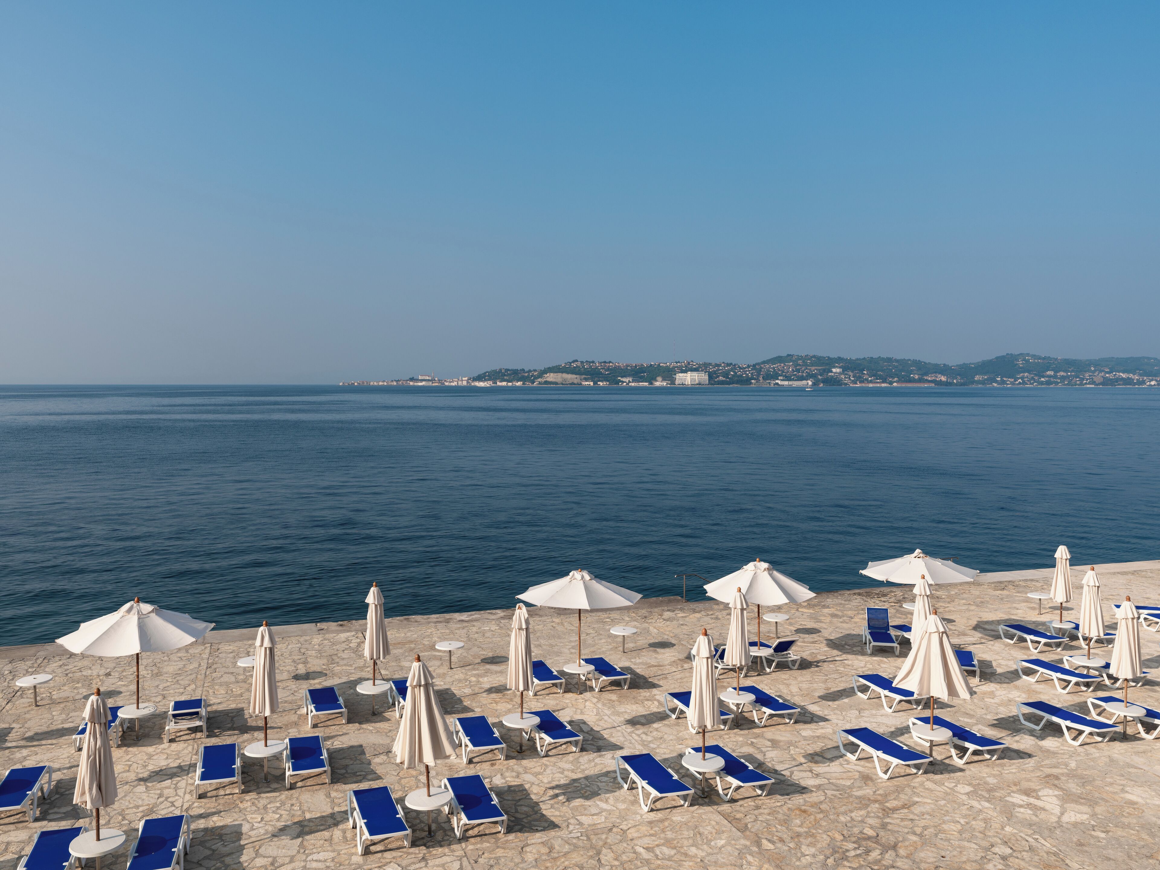 Outdoor banquet area