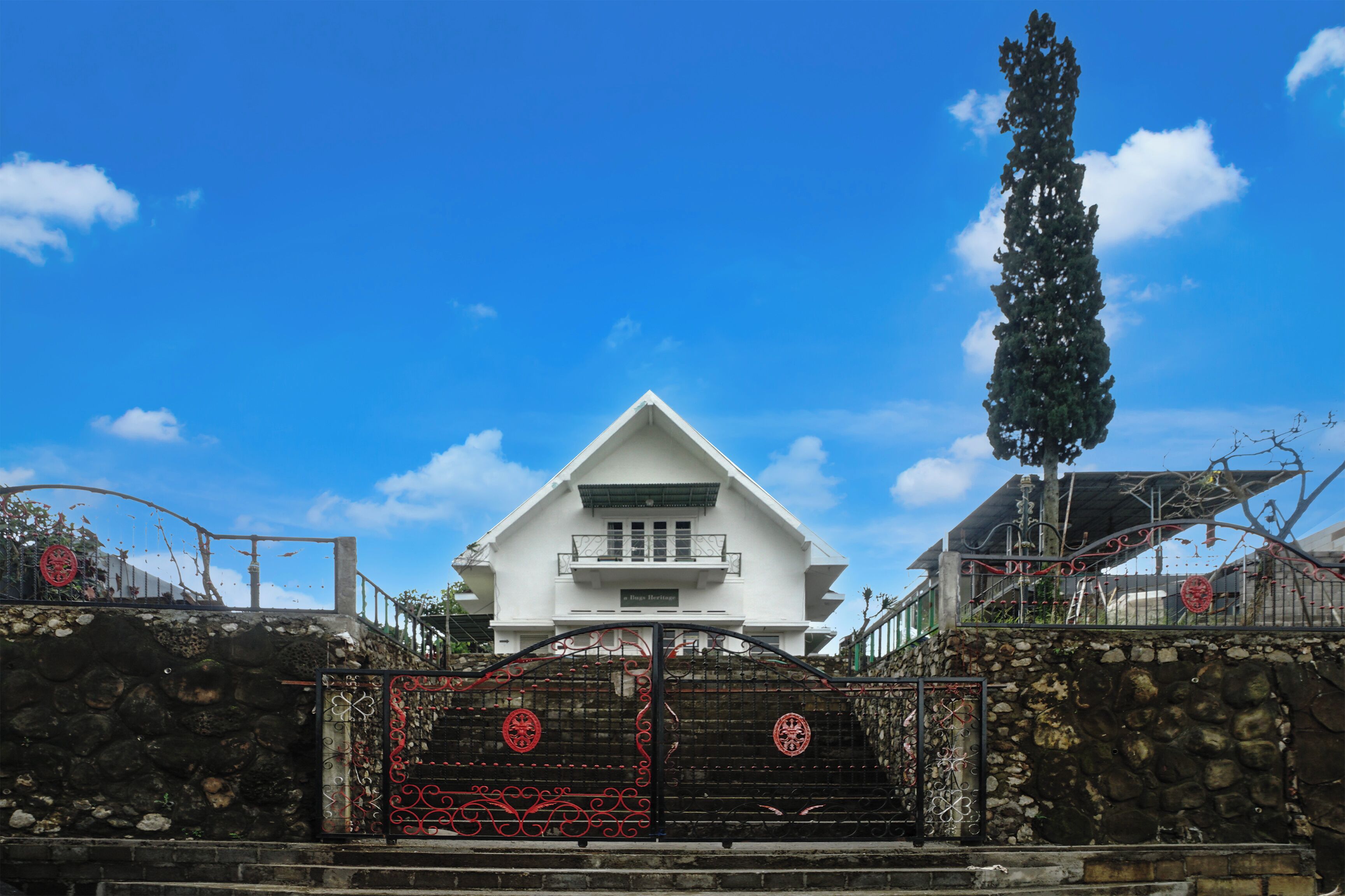 Majoituspaikan julkisivu