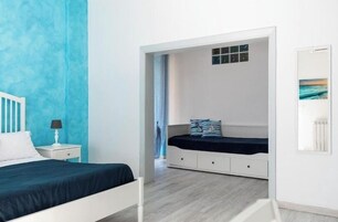 Quadrupla familiare, balcone | Tende oscuranti, insonorizzazione, ferro/asse da stiro, Wi-Fi gratuito