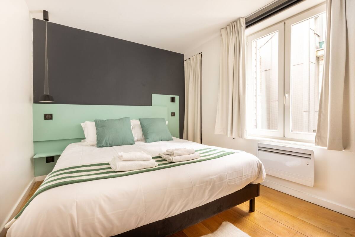 Deluxe-Apartment, mit Bad (Le P'tit Quinquin) | Verdunkelungsvorhänge, Bügeleisen/Bügelbrett, kostenloses WLAN