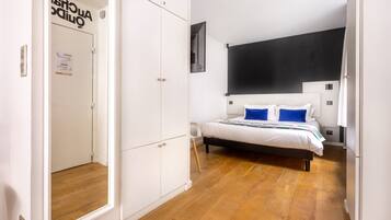 Superior-huoneisto, kylpyhuone makuuhuoneen yhteydessä (La Vieille Bourse) | Pimennysverhot, silitysrauta/-lauta, ilmainen Wi-Fi