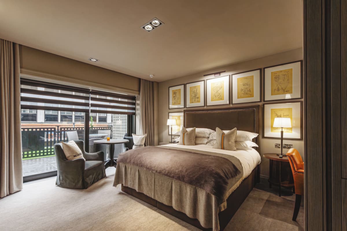 Classic Double Room, Garden Area | In-room safe, desk, laptop workspace, iron/ironing board