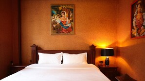Chambre Confort double, balcon, vue sur la montagne