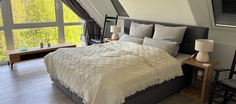 2room. Duplex apartment - roof terrace, whirlpool, elevator, air conditioning, close to clinic