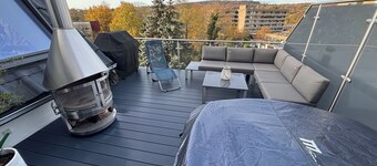 Luxurious 2-bedroom apartment in the spa district - roof terrace, whirlpool, far-reaching views