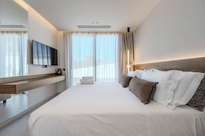 5 chambres, coffres-forts dans les chambres, fer et planche à repasser