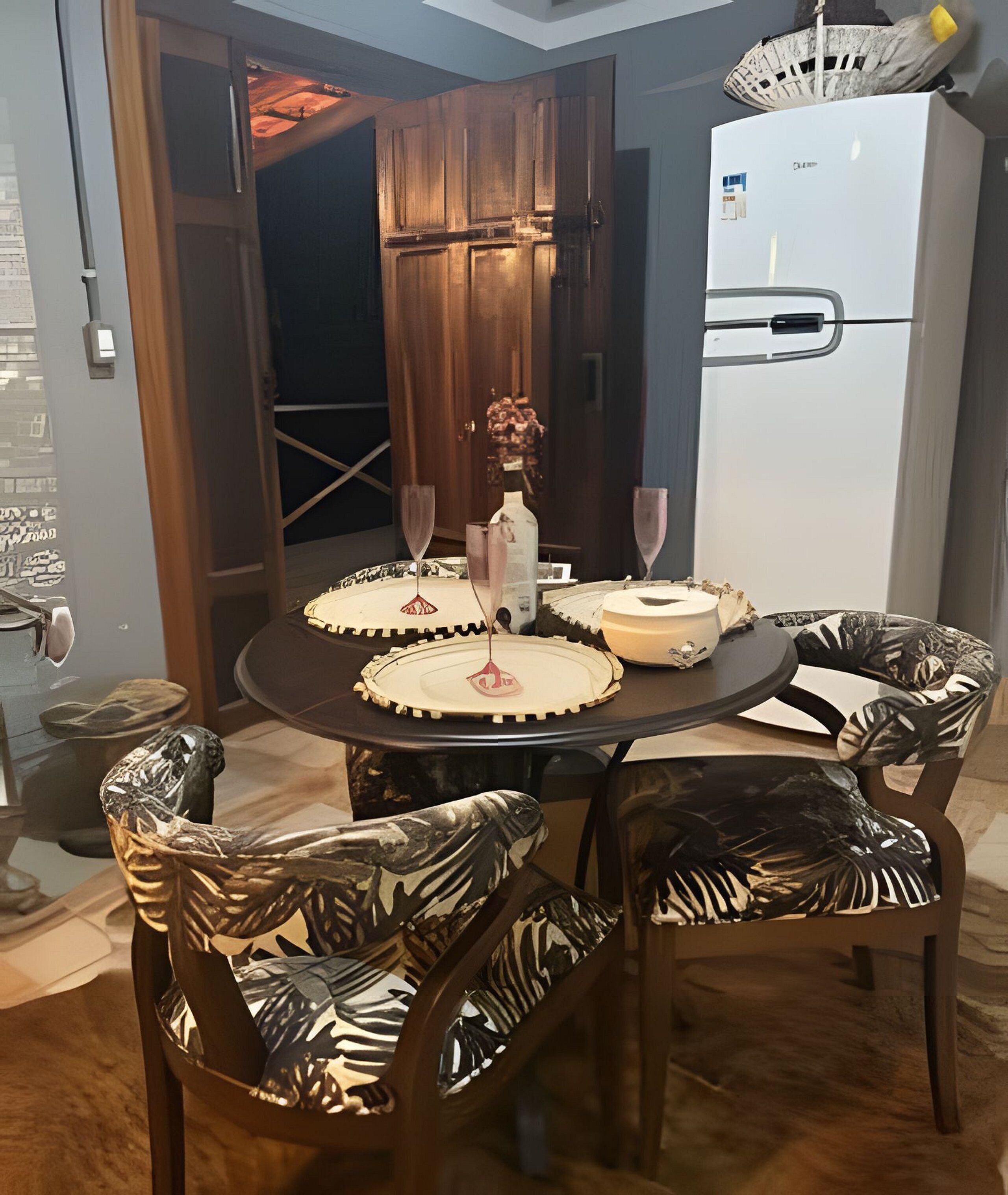 Chalet, 2 Bedrooms, Mountain View | Dining
