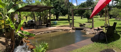 ชาเลท์, 2 ห้องนอน, วิวภูเขา | รับประทานอาหารกลางแจ้ง