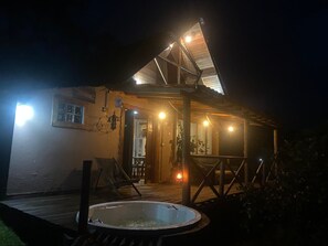 Stuga - 2 sovrum - utsikt mot bergen | Terrass/Patio