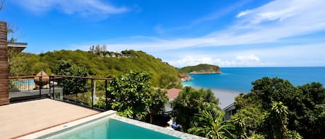 Family Villa, 2 Bedrooms, Sea View | Terrace/patio