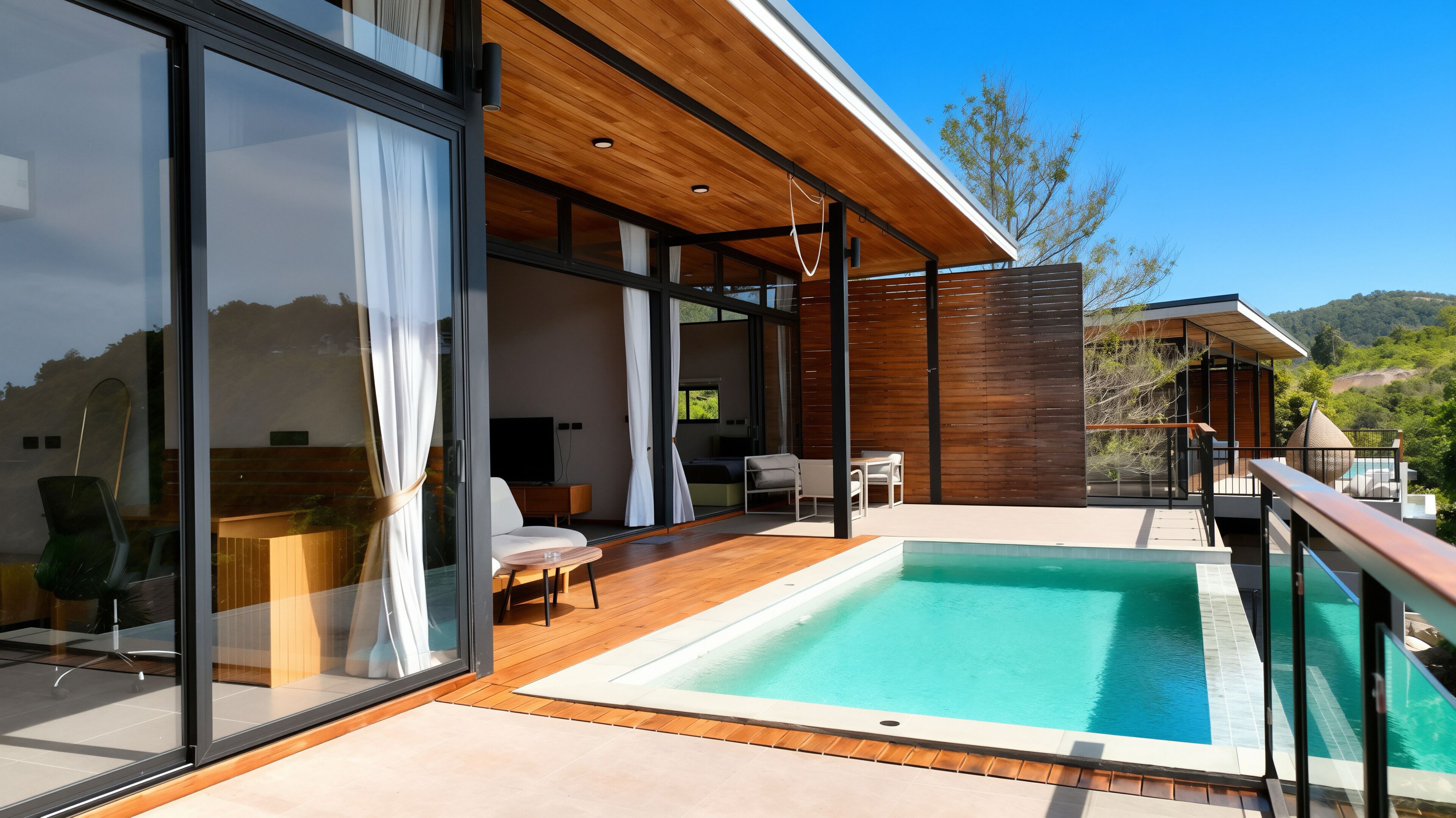 Family Villa, 2 Bedrooms, Sea View | Terrace/patio