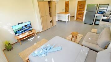 Economy Studio Suite | Desk, laptop workspace, free WiFi