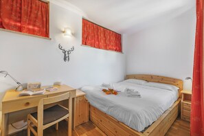 Leilighet – standard, flere soverom (Il Balcone Sulle Alpi ski in ski out) | 1 soverom, wi-fi (inkludert) og sengetøy