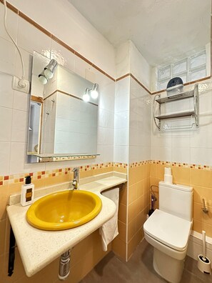 Hair dryer, toilet paper