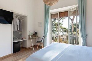Deluxe-Doppelzimmer, Balkon, Stadtblick