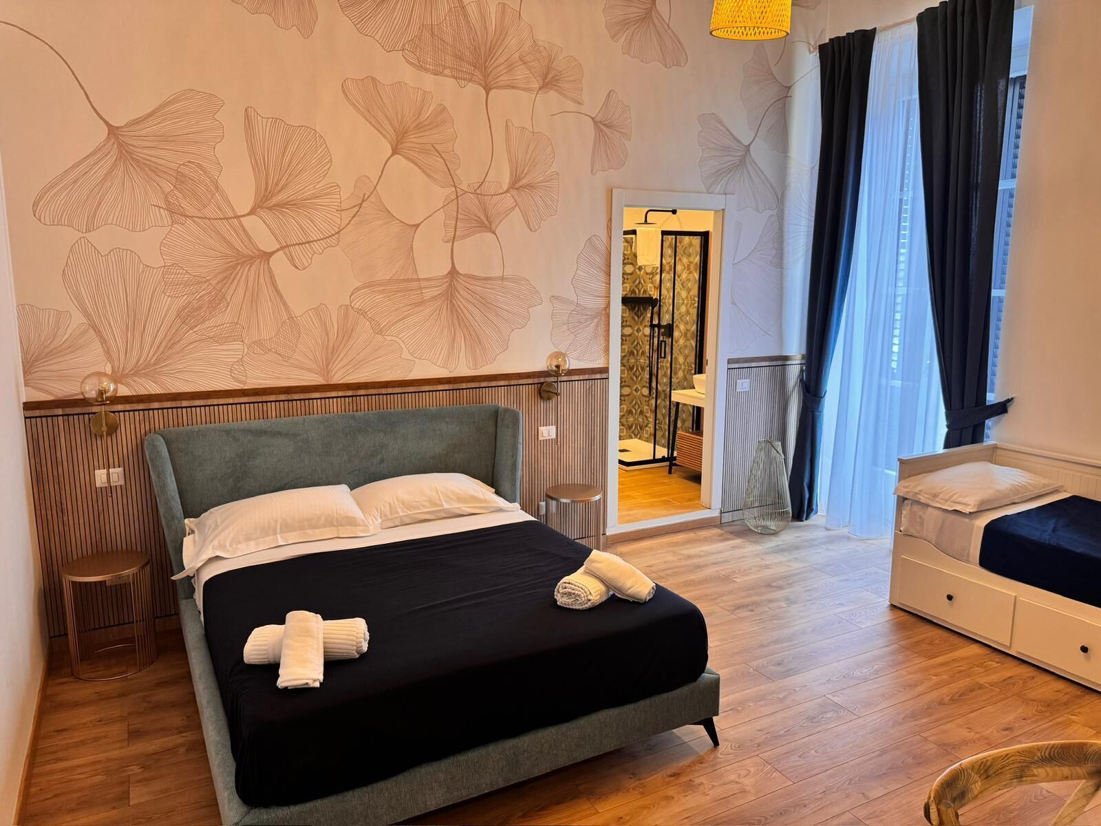 Deluxe Quadruple Room, Balcony, Sea View | In-room safe, desk, soundproofing, iron/ironing board