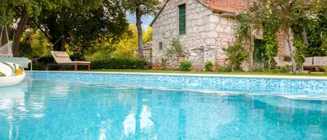 Villa (Five Bedroom Villa With Pool) | Pool | Seasonal outdoor pool, pool umbrellas, pool loungers