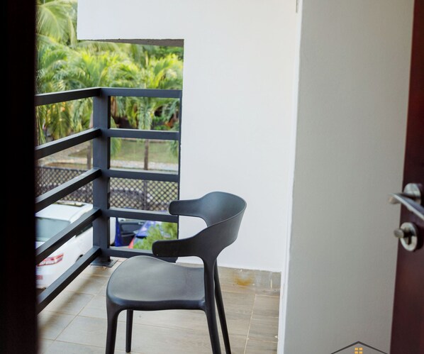 Uitzicht vanuit de kamer