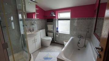 Shower, hair dryer