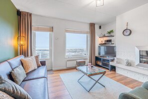 Apartment | Living room - 2 Person Apartment With sea View (De Koog)