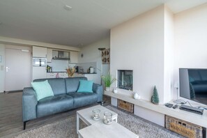 Apartment | Living room - 2 Person Apartment With sea View (De Koog)