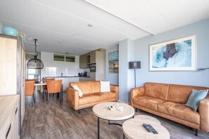 Living room - 4-person Apartment With Island-sea View (De Koog)