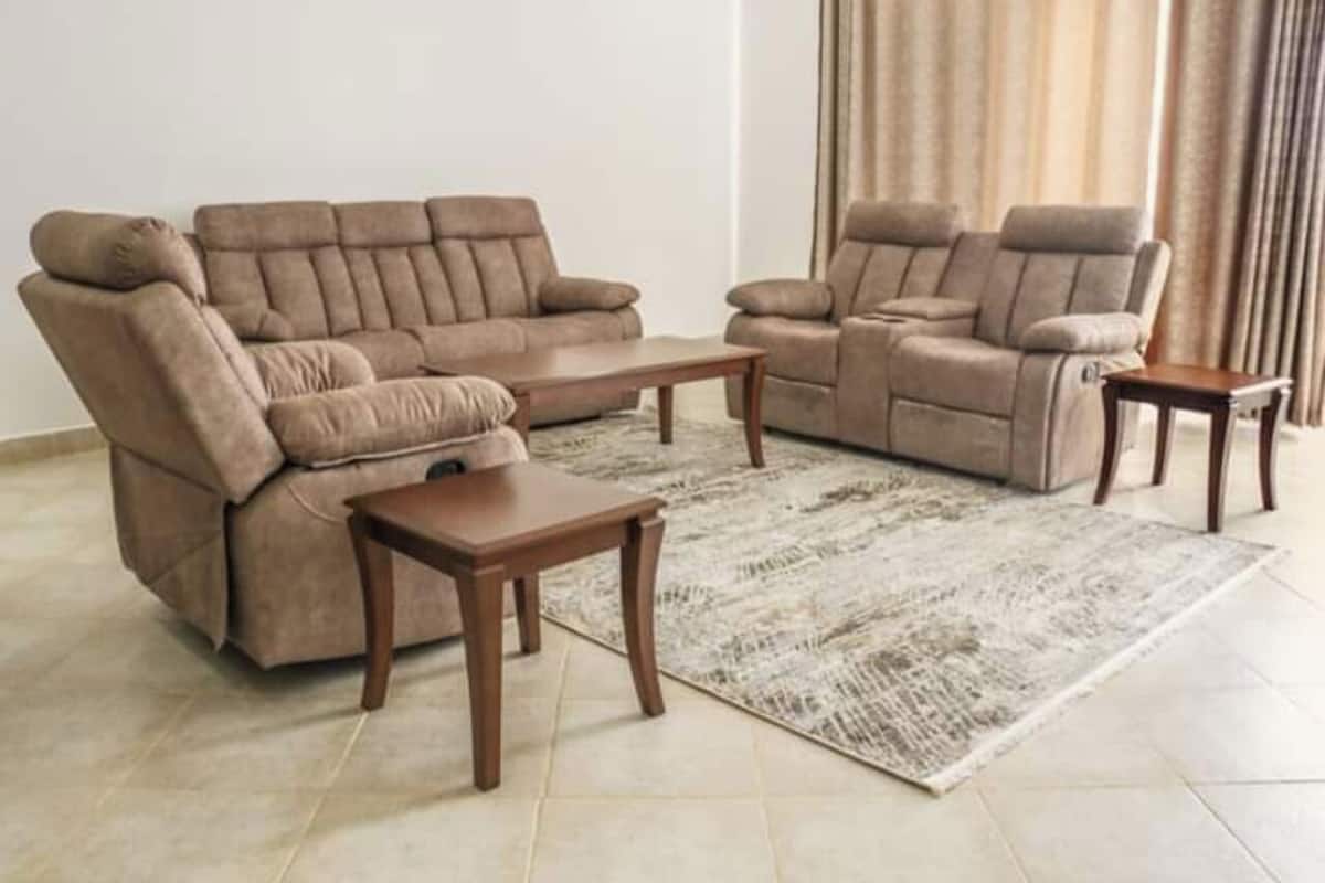 Apartment, 1 Bedroom, Balcony, Pool View | Living area | 43-inch Smart TV with satellite channels